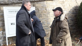 Paul Schrader is seen directing Ethan Hawke in "Discernment: Contemplating 'First Reformed.'"