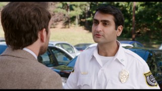 Kumail Nunjiani's security guard features prominently in the two longest extended scenes.