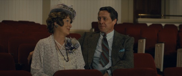 Florence Foster Jenkins (Meryl Streep) and her longtime husband St. Clair Bayfield (Hugh Grant) have an understanding in their marriage.