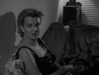 The third leading role is filled by a character known only as The Blonde (Lucy Russell), a burglary victim with conflicted feelings.