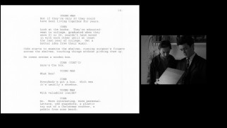 Excerpts of Christopher Nolan's script are compared to their corresponding bits of the final film.