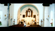 The Almeria, Spain church where El Indio's gang congregated has been restored and is back in use as this Location Comparisons photo illustrates.