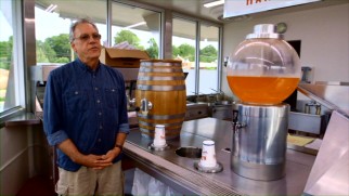 Production designer Michael Corenblith shows us around the authentically recreated 195t0s McDonald's restaurant.