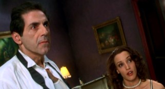 In "The Wrong Man", Sigfried (David Proval) is in a jealous rage over the supposed infidelities of his wife Angela (Jennifer Beals).
