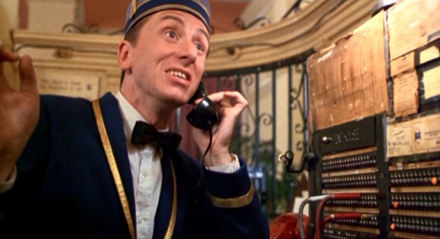 Ted the Bellhop (Tim Roth) grows more frazzled as New Year's Eve, his maddening first day on the job, progresses.