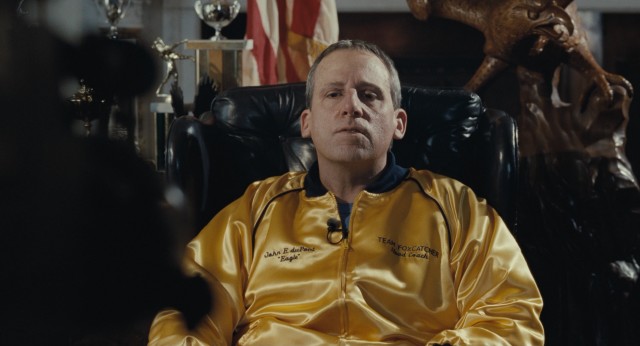 John du Pont (Steve Carell), the creepy self-proclaimed Golden Eagle of America, uses part of his estate to train Olympic wrestlers.