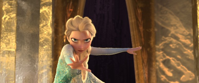 Arendelle's newly-crowned Queen Elsa wields the power of frost in Disney's "Frozen."