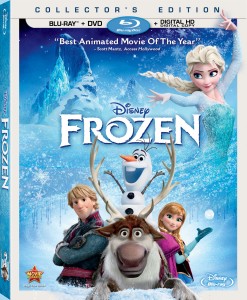 Frozen: Blu-ray + DVD + Digital HD Digital Copy combo pack cover art