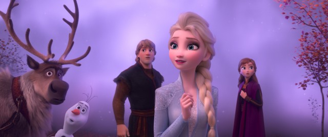 The Frozen gang -- Sven, Olaf, Kristoff, Elsa, and Anna -- returns in Disney's "Frozen II."