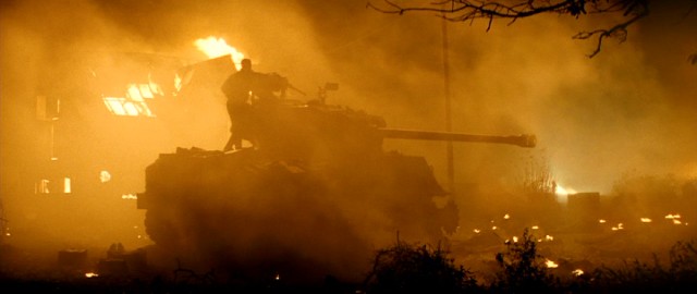 The prolonged, orange-lit climax removes all subtlety from the film's point that War is Hell.