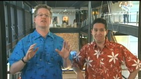 In their Introduction, Andrew Stanton and Lee Unkrich welcome you to the Finding Nemo DVD.