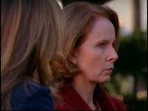 Kate Burton shows up in a number of episodes to play Meredith's Alzheimer's-addled mother Ellis Grey. This scene is one of five deleted ones found in a section titled "Dissecting 'Grey's Anatomy'."