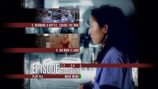 Different characters adorn each page of the Episode Selection screens.