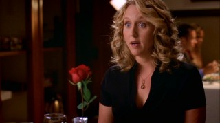 Dr. Erica Hahn (Brooke Smith) enjoys a nice lesbian dinner date before disappearing six episodes into the season.