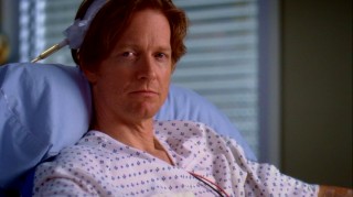 Playing a serial killer needing medical attention before his execution, Eric Stoltz seeks "Sympathy for the Devil."