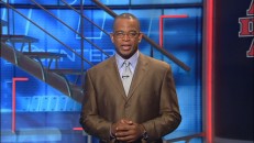 Stuart Scott brings his own booyah for the fake SportsCenter report "The King in Search of a Ring."