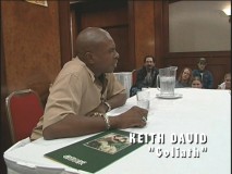 Actor Keith David talks to "Gargoyles" fans.