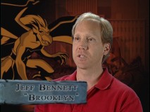 Versatile voice actor Jeff Bennett not only provided vocals for Brooklyn, but Owen and countless others too. In "The Gathering of the Cast and Crew", he gives a demonstration of his range.