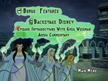 The Weird Sisters show up on each disc's Bonus Features menu.