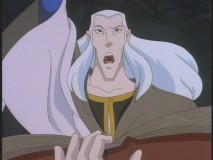 An irate Magus curses the gargoyles.