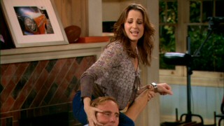 Allison (Paula Marshall) "helps" Gary get over his back pain in the show's second episode.