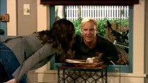 While trying to use his possession of a racy Allison photo to keep the pool table, Gary finds himself locked outside his own house.
