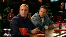 Gary is surprised to learn the one bar patron he's bonded with (David Denman) is his girlfriend's ex-husband.
