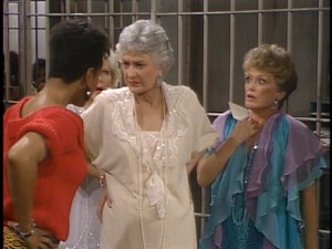 Dorothy talks tough with hookers in jail in "Ladies of the Evening."