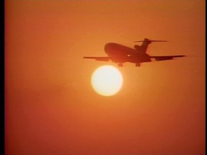 Each "Golden Girls" episode begins with a jet headed for a Miami landing.