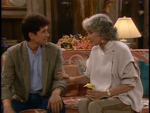 Dorothy counsels her son, Michael, on life's hard knocks.
