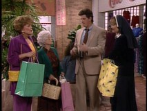 Blanche and Sophia don't have a lot of scenes together but here, they get swindled in a mall by guest stars Sam McMurray ("Dinosaurs") and Nancy Lenehan.