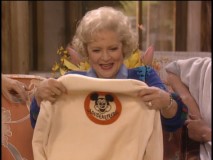 Rose gets Roy's Mickey Mouse Club sweater for her birthday.