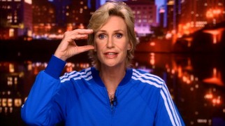 Cheerios coach Sue Sylvester (Jane Lynch) continues to tell northwestern Ohio how she sees (or Cs) it on the local news segment "Sue's Corner."