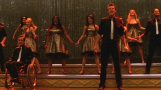 The season comes full circle with New Directions finally performing Journey's "Don't Stop Believing" for an audience at Regionals.