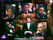 It's Coppola vs. Coppola (and Evans, Allen, and Worth) as Warren Beatty announces the 1974 Best Picture Oscar.