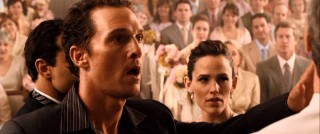 This can't be... Connor (Matthew McConaughey) sees the sweetheart he's spent his whole life dumping on (Jennifer Garner) at the altar to marry someone else in the future.