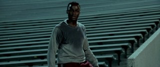 Derek Luke works up a sweat as Bobby Joe Hill, one of the only Miners who makes an impression on the viewer.