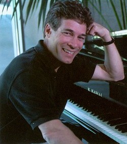 Don Grady sits at a piano in this 2002 magazine photo.