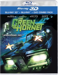 The Green Hornet Blu-ray 3D + Blu-ray + DVD + Digital Copy combo pack cover art