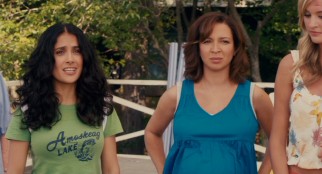 Though not as focal as the guys, the wives (including Salma Hayek Pinault and Maya Rudolph) do get a decent amount of material.