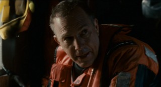 Kevin Costner gives his best pained look at as United States Coast Guard rescue swimmer Ben Randall, a.k.a. "The Guardian."