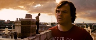 Gulliver (Jack Black) finds a tiny but trustworthy friend in Horatio (Jason Segel).