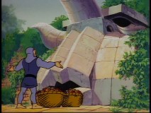Igthorn makes an offering to "The Oracle."