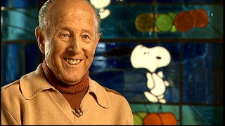 Speaking in front of some stylish stained glass, skating pro Skippy Baxter, now 90 years old, reflects on the wonderful life he's had at Snoopy's Home Ice.