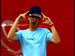 This hip champion streetside slam poet is one of several characters Demetri Martin plays in multiple episodes of "Important Things."