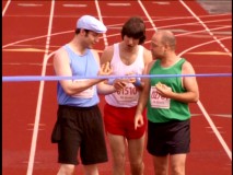 An amusing passive aggressive race comes down to the finish line in "Games."