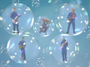 The Movers and Warehouse Mouse perform a bubbly number even with Rich's foot in a bucket.