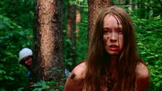 In the backwoods of Connecticut, Jennifer (Camille Keaton) is savagely terrorized by four lowlifes.