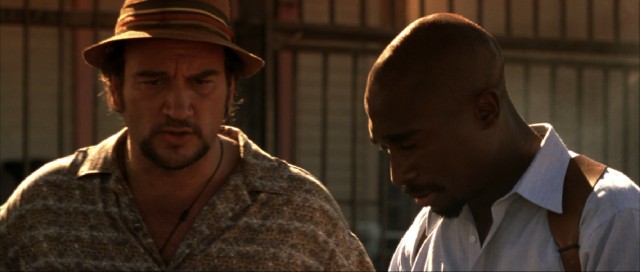 Jim Belushi and 2Pac Shakur: two of America's most wanted in the same motherfunkin' place at the same motherfunkin' time.