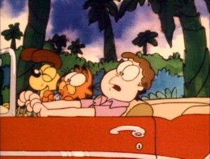 "Garfield in Paradise" is the third oldest but by far worst-preserved cartoon on this DVD.